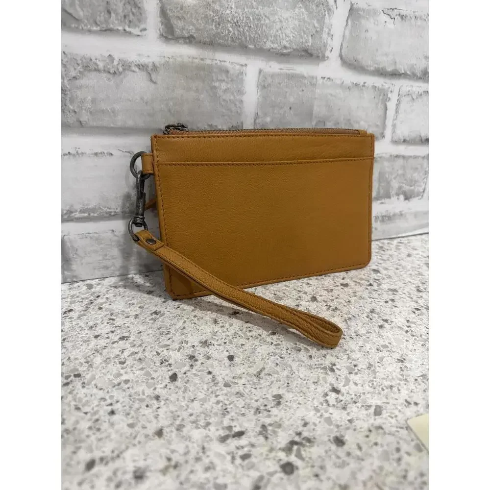 Lucky Brand Genuine Leather Wristlet Wallet, NWOT